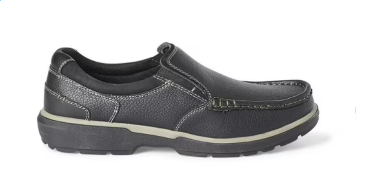 Giày nam da thật DR SCHOLLS MEN'S COMFORT SLIP ON Colour Black - Giày nam xuất khẩu Mỹ, Eu