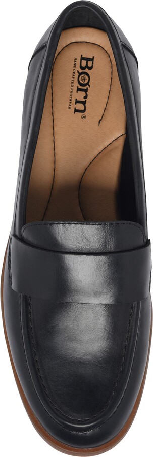 Giày lười nam da thật Børn Apron Toe Loafer - Giày nam xuất khẩu Mỹ, Eu