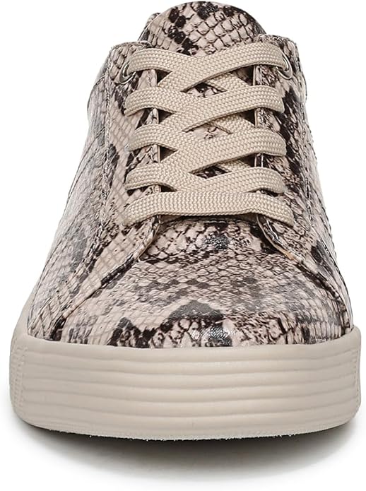 Giày nữ VNXK Naturalizer Women's Neela Lace Up Sneaker Color Beige Snake Print - Giày xuất Mỹ, Âu