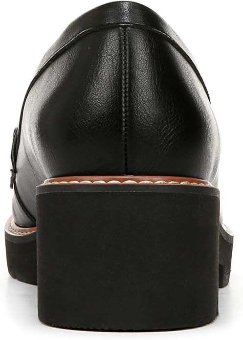 Giày nữ VNXK Naturalizer Womens Cabana Lug Sole Slip on Loafer Color Black Smooth - Giày nữ xuất Mỹ, Âu