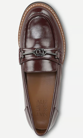 Giày nữ VNXK SOUL Naturalizer Womens Pryce Loafer Color Wine Red Faux Leather - Giày nữ xuất Mỹ, Âu