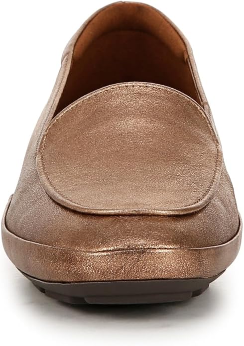 Giày nữ VNXK Naturalizer Women's Bashful Slip on Driving Loafer Color Soft Bronze Leather - Giày nữ xuất Mỹ, Âu