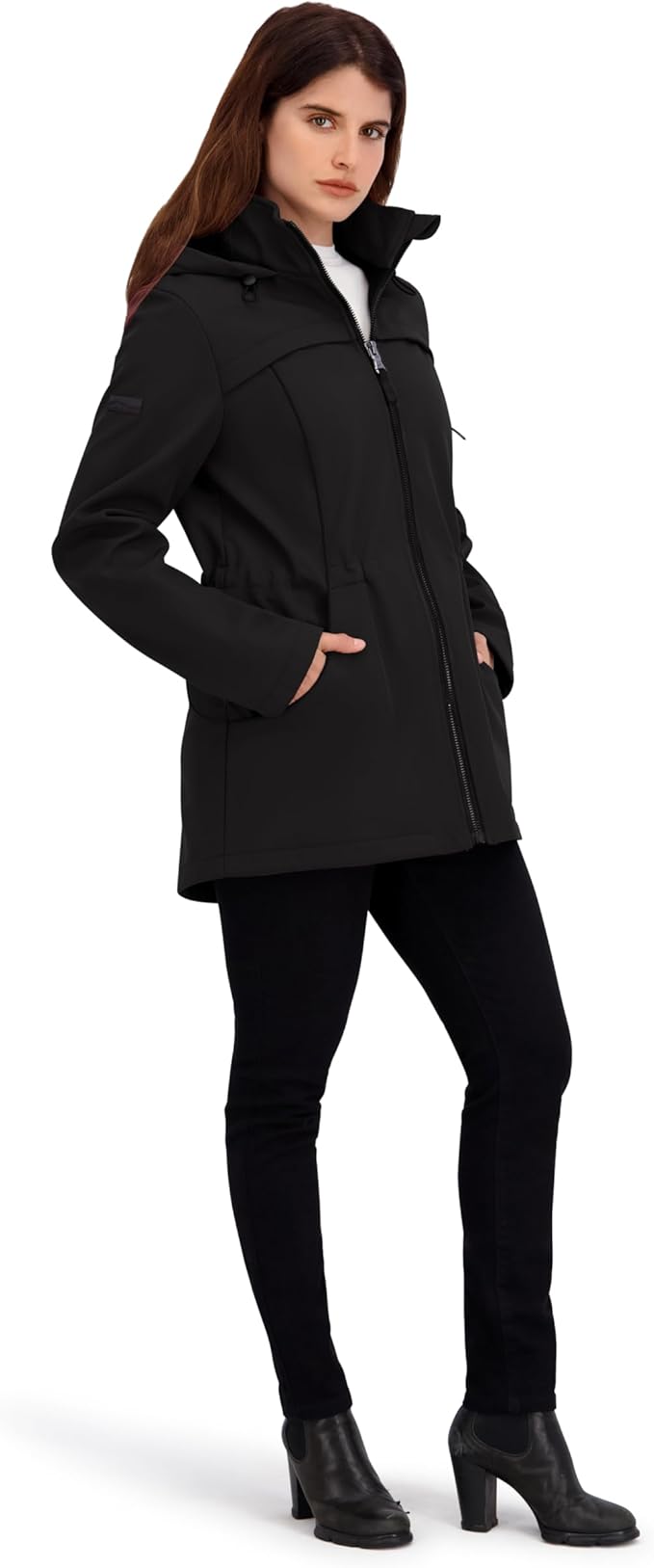 Áo Khoác Nữ Xuất Dư Âu, Mỹ HFX Women’s Mellow Pile Lined Jacket – Màu Ebony | Giá Giảm Cực Sốc Chỉ 1.299.000đ
