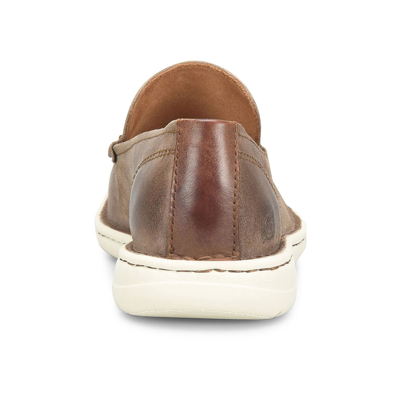 Giày lười nam da thật Men's Born Thaton Driver Loafer - Taupe Brown đế siêu nhẹ, siêu êm - Giày nam xuất khẩu Mỹ, Eu