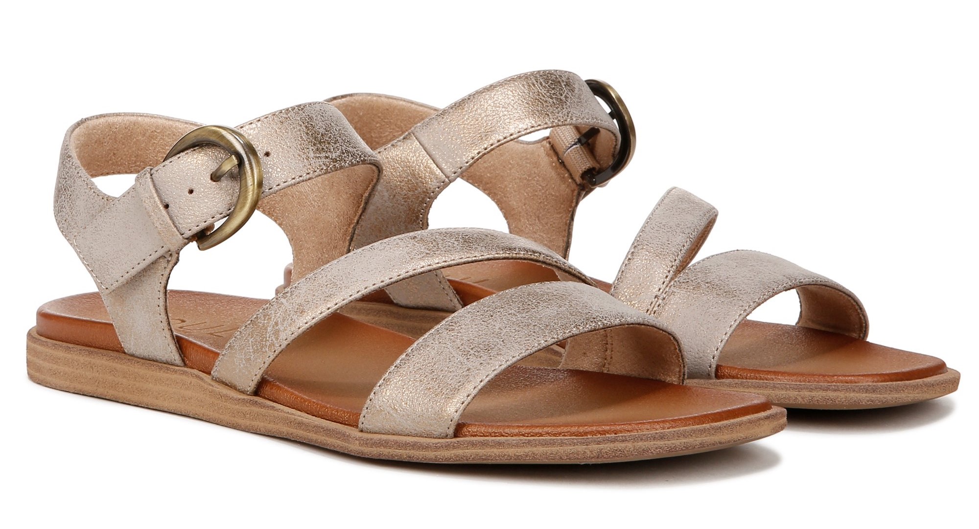 Dép Sandal Nữ SOUL Naturalizer Womens Jayvee Strappy Flat Sandal  - Giày nữ xuất khẩu Âu, Mỹ