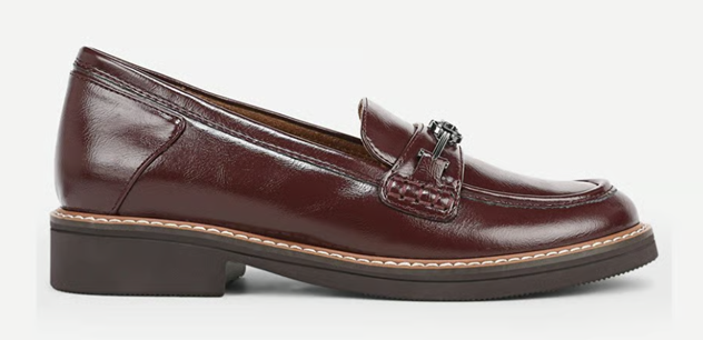 Giày nữ VNXK SOUL Naturalizer Womens Pryce Loafer Color Wine Red Faux Leather - Giày nữ xuất Mỹ, Âu