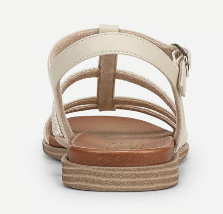 Sandal nữ Naturalizer Women's Julia Strappy Sandal Color Light Tan Faux Leather- Giày nữ xuất dư Âu, Mỹ