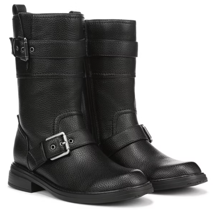 Boot nữ Naturalizer Women's Latoya Fashion Boot color black - Giày nữ xuất khẩu Âu, Mỹ