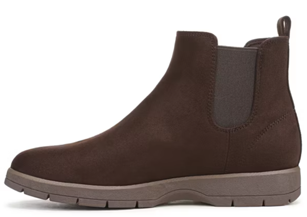 Boot nữ VNXK da bò thật Dr. Scholl's Womens Northbound Ankle Boot Ankle Boot Dark Umber Brown Microfiber - Giày nữ xuất khẩu Âu, Mỹ