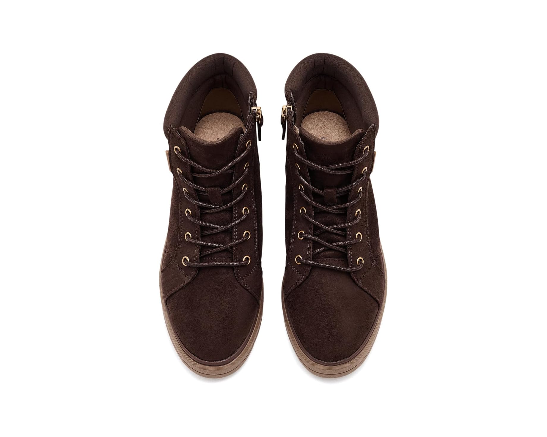 Boot nữ  VNXK da thật Dr. Scholl's Shoes Women's Nice Day Max Alpine Lace-Up Short Boots Color Dkumber - Giày nữ xuất khẩu Âu, Mỹ