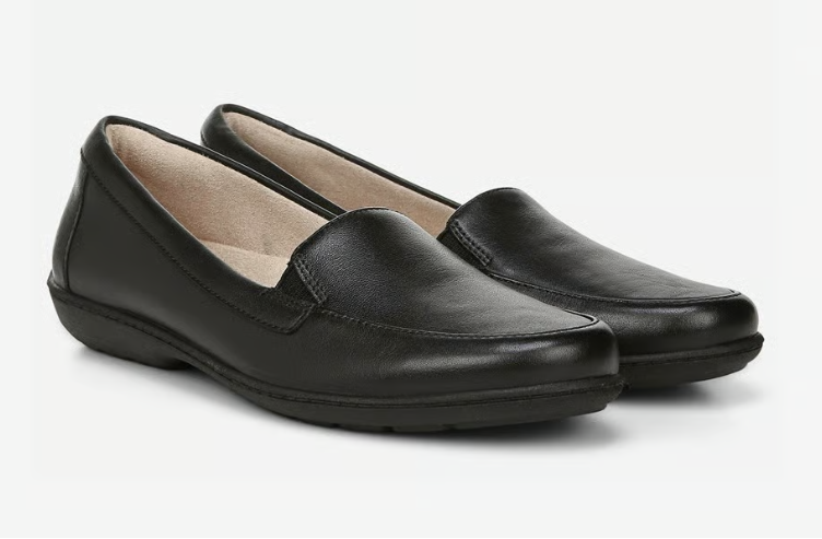 Giày nữ  SOUL Naturalizer Women's Kacy Loafer Flat Color Black Leather  - Giày nữ xuất Âu, Mỹ