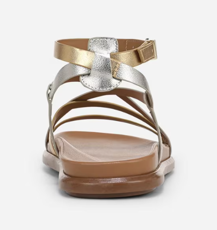 Sandal nữ Naturalizer Women's Fame Sandal Color Metallic Multi Faux Leather - Giày nữ xuất dư Âu, Mỹ