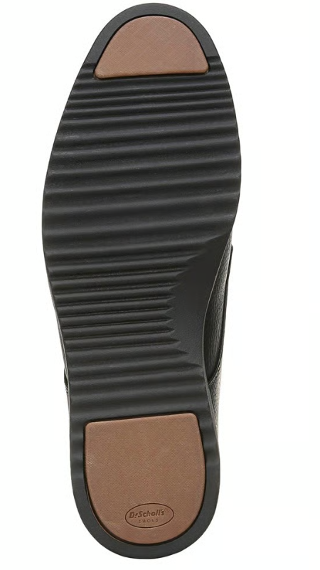 Giày nam da thật Dr. Scholl's Shoes Men's Sync Oxford Color Black Faux Leather- Giày nam xuất khẩu Mỹ, Eu