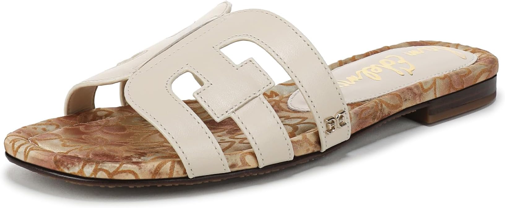 Sandal nữ Sam Edelman Women's Bay Flat Sandal Color Modern Ivory - Giày nữ xuất dư Âu, Mỹ