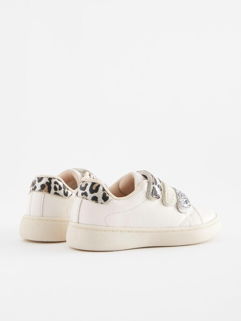 Giày Trẻ Em NEXT White Metallic Trainers  | Hàng Xuất Dư Chính Hãng