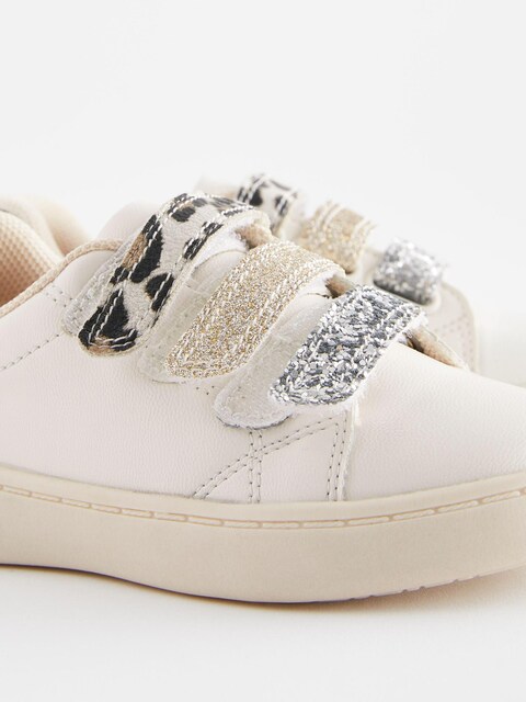 Giày Trẻ Em NEXT White Metallic Trainers  | Hàng Xuất Dư Chính Hãng