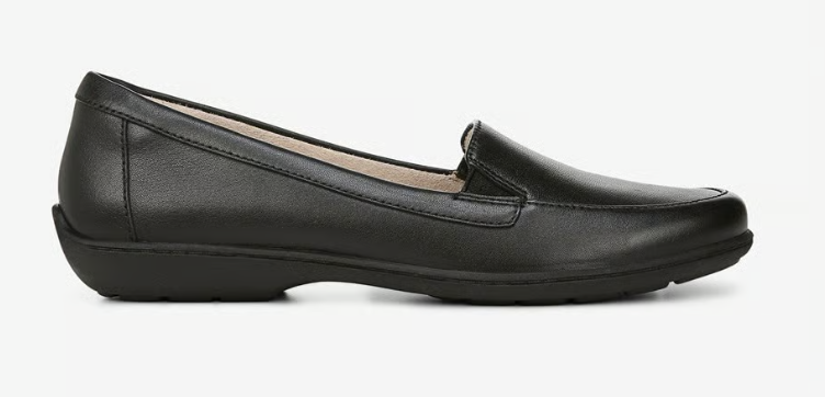 Giày nữ  SOUL Naturalizer Women's Kacy Loafer Flat Color Black Leather  - Giày nữ xuất Âu, Mỹ