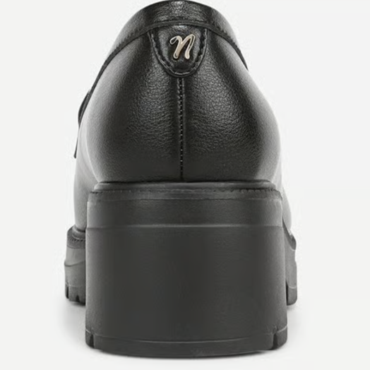 Giày nữ VNXK SOUL Naturalizer Womens Luly Lug Loafer Color Black Faux Leather - Giày nữ xuất Mỹ, Âu