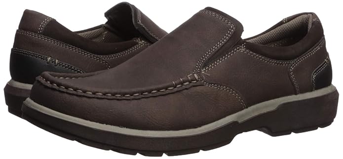 Giày nam da thật Dr. Scholl's Shoes Men's Margin Loafer Colour Brown Smooth - Giày nam xuất khẩu Mỹ, Eu