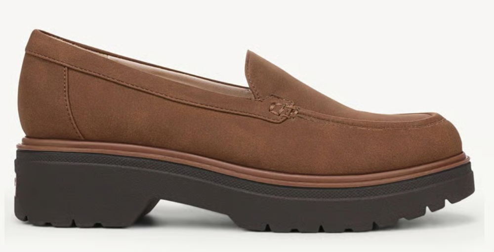 Giày nữ VNXK Dr.Scholl's Women's Bring Love Loafer Color  Walnut Brown Faux Leather - Giày nữ xuất khẩu Âu, Mỹ