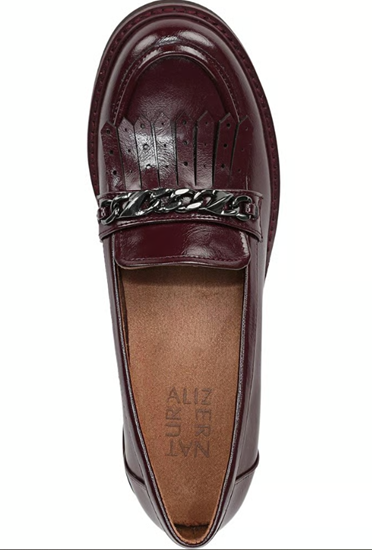 Giày nữ VNXK SOUL Naturalizer Womens Celia Lug Loafer Color Wine Red Faux Leather - Giày nữ xuất Mỹ, Âu