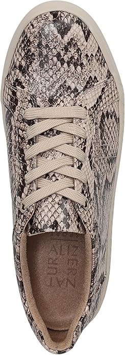Giày nữ VNXK Naturalizer Women's Neela Lace Up Sneaker Color Beige Snake Print - Giày xuất Mỹ, Âu