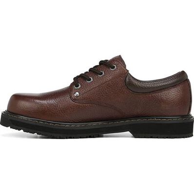 Giày da nam DR. SCHOLL'S HARRINGTON II BROWN LEATHER SLIP-RESISTING OXFORD - Giày nam xuất khẩu Mỹ