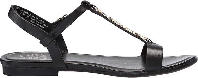 Sandal nữ Naturalizer Womens Teach Chain-link Detail Flat Sandal - Giày nữ xuất dư Âu, Mỹ
