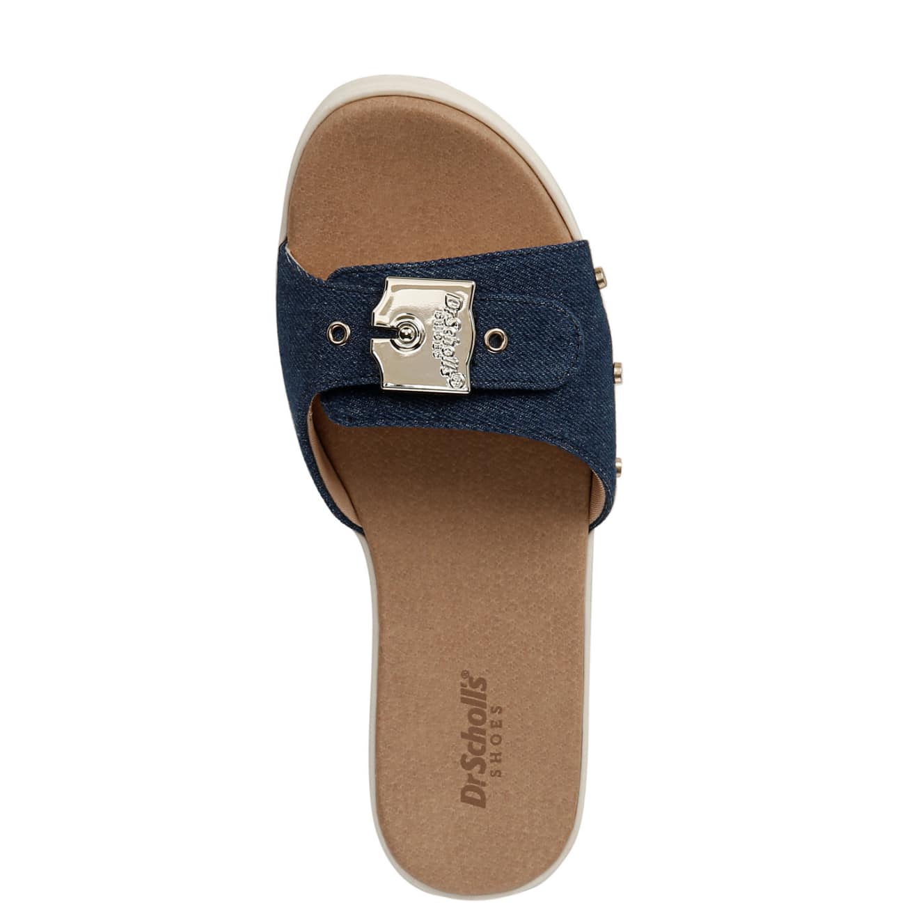Dép nữ quai ngang Dr. Scholl's Women's Dark Blue Think Iconic Sandals   - Giày dép xuất dư Mỹ, EU