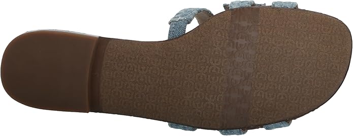 Sandal nữ Sam Edelman Women's Bay Slide Sandal Color Montrose Blue Denim - Giày nữ xuất dư Âu, Mỹ