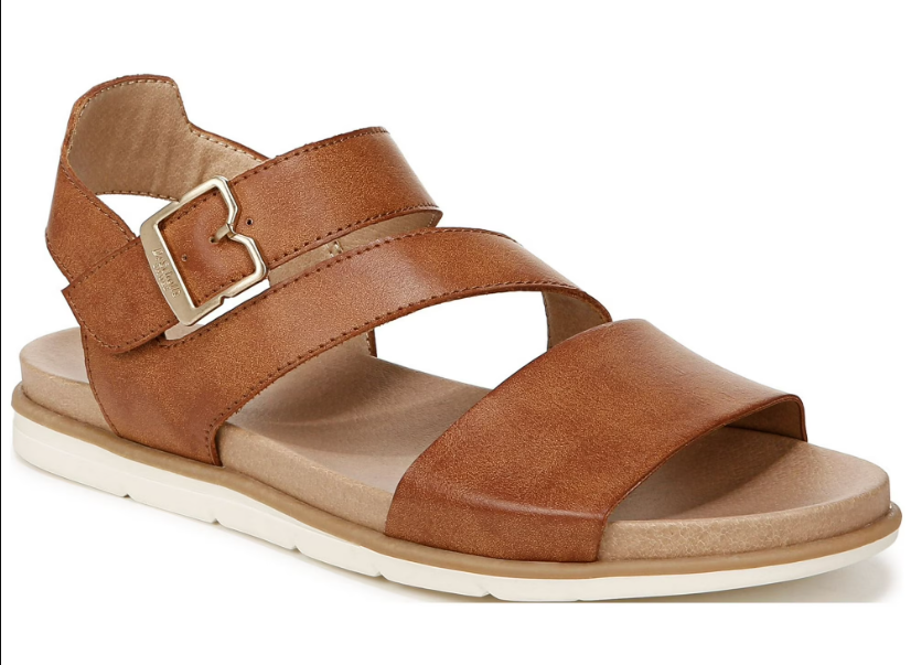 Sandal nữ Dr. Scholl's Womens Nicely Fun Ankle Strap Sandal Color Brown- Giày xuất dư Mỹ