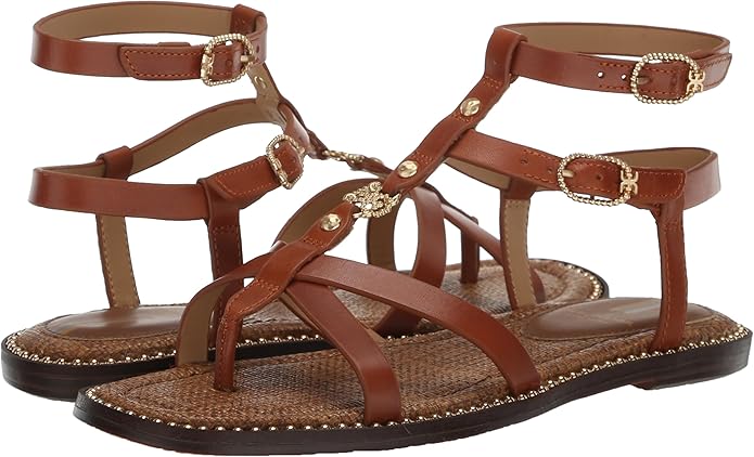 Sandal nữ Sam Edelman Tianna Gladiator Sandal Color  Honey Brown - Giày nữ xuất dư Âu, Mỹ