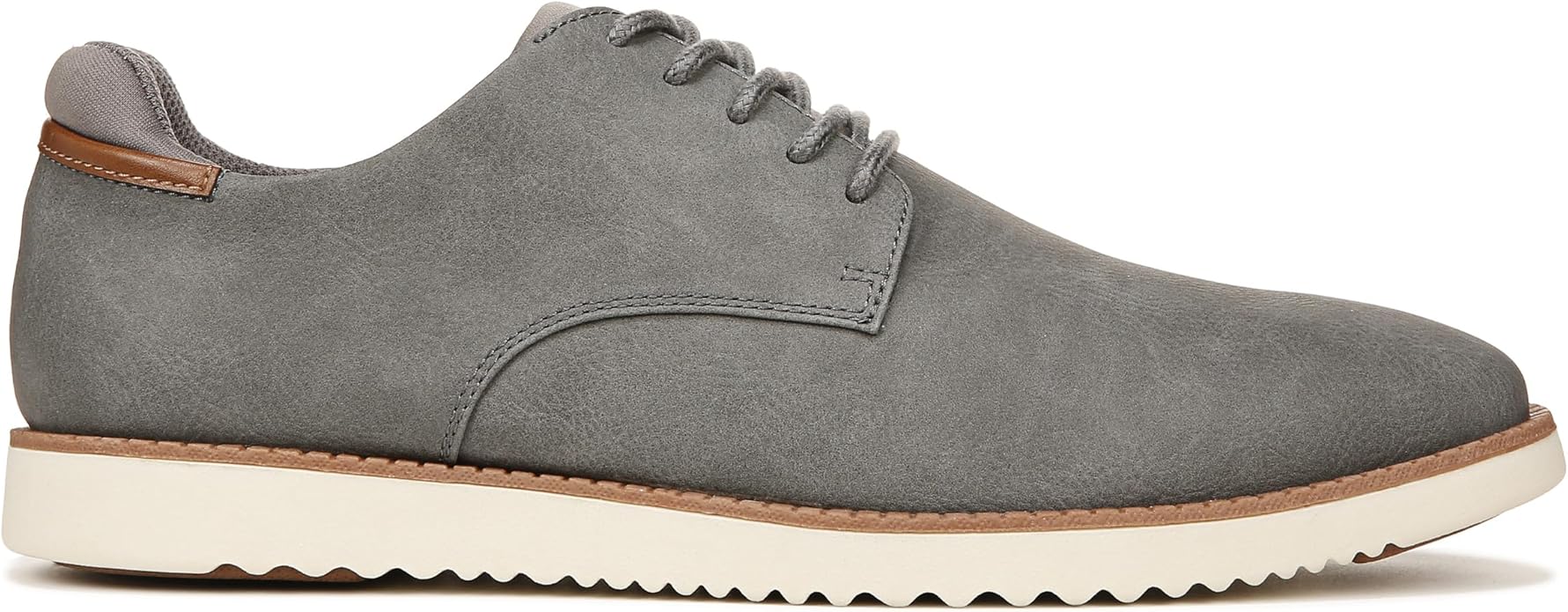 Giày nam da thật Dr. Scholl's Shoes Men's Sync Oxford Color Dark Grey Gmooth Faux Leather - Giày nam xuất khẩu Mỹ, Eu