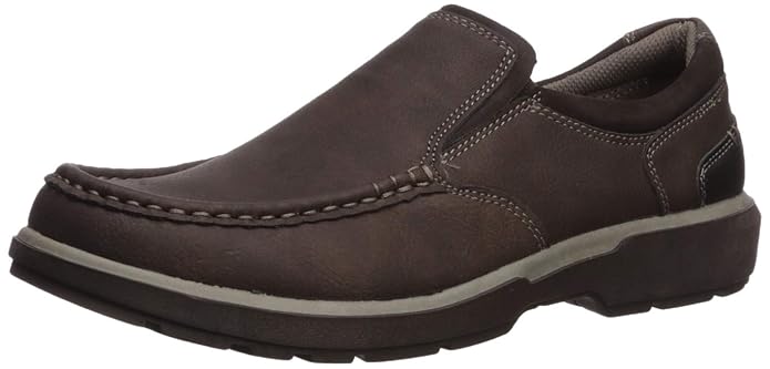 Giày nam da thật Dr. Scholl's Shoes Men's Margin Loafer Colour Brown Smooth - Giày nam xuất khẩu Mỹ, Eu