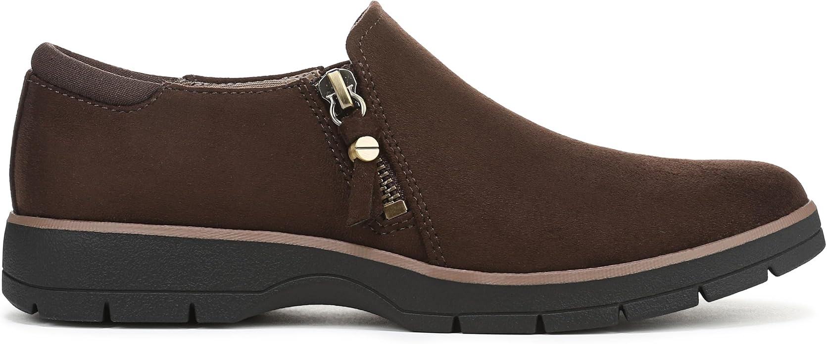 Giày nữ VNXK Dr.Scholl's Shoes Femme Nice Day Now Couleur  Micro marron foncé - Giày nữ xuất khẩu Âu, Mỹ