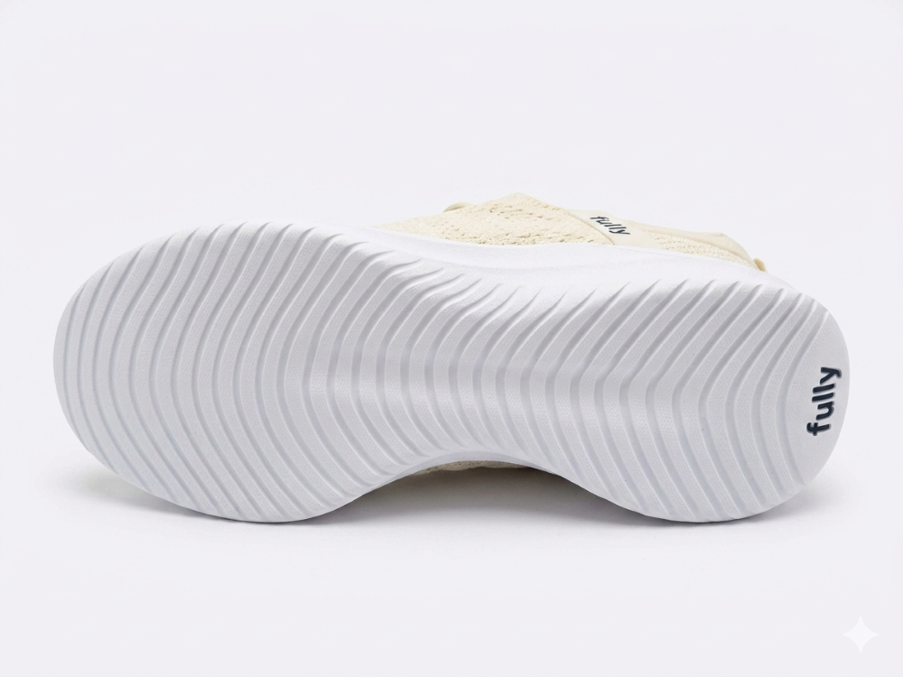 Giày thể thao nữ Fully Go Walk slip-on sneakers for women siêu nhẹ, siêu êm màu trắng