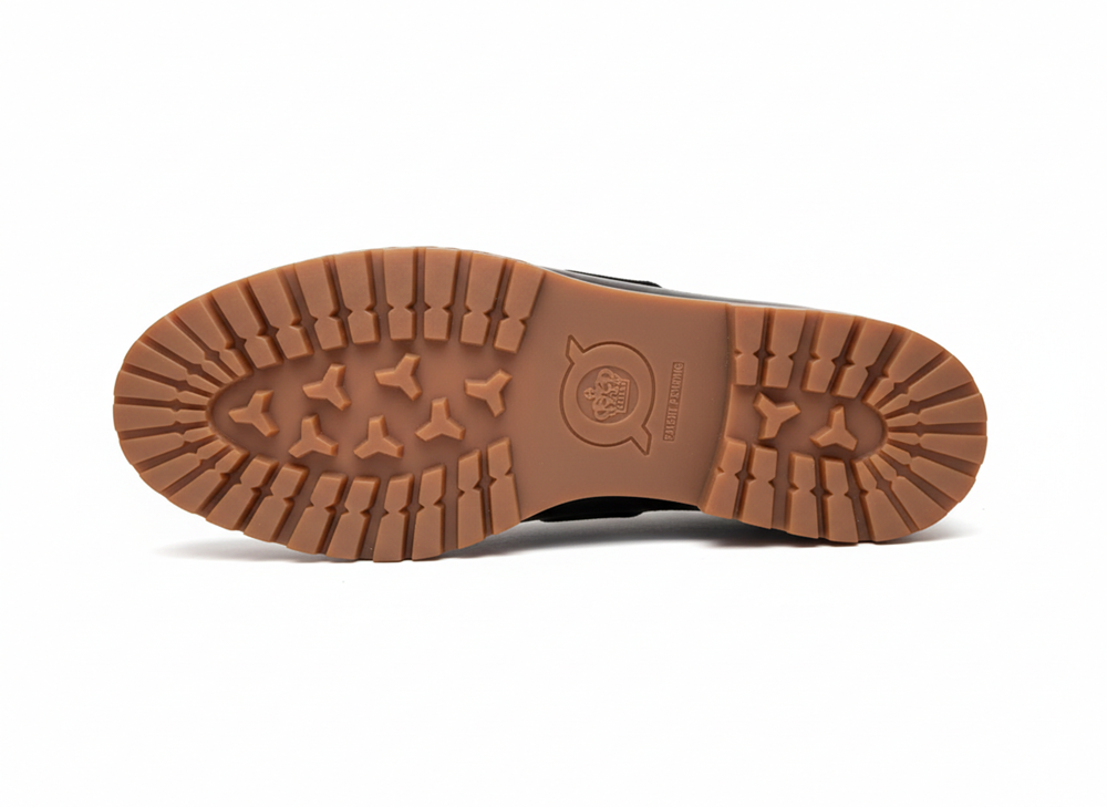 Giày nam da thật Born Men's Explorer 3-Eye Color Navy (Blue) - Giày nam xuất khẩu Mỹ, Eu