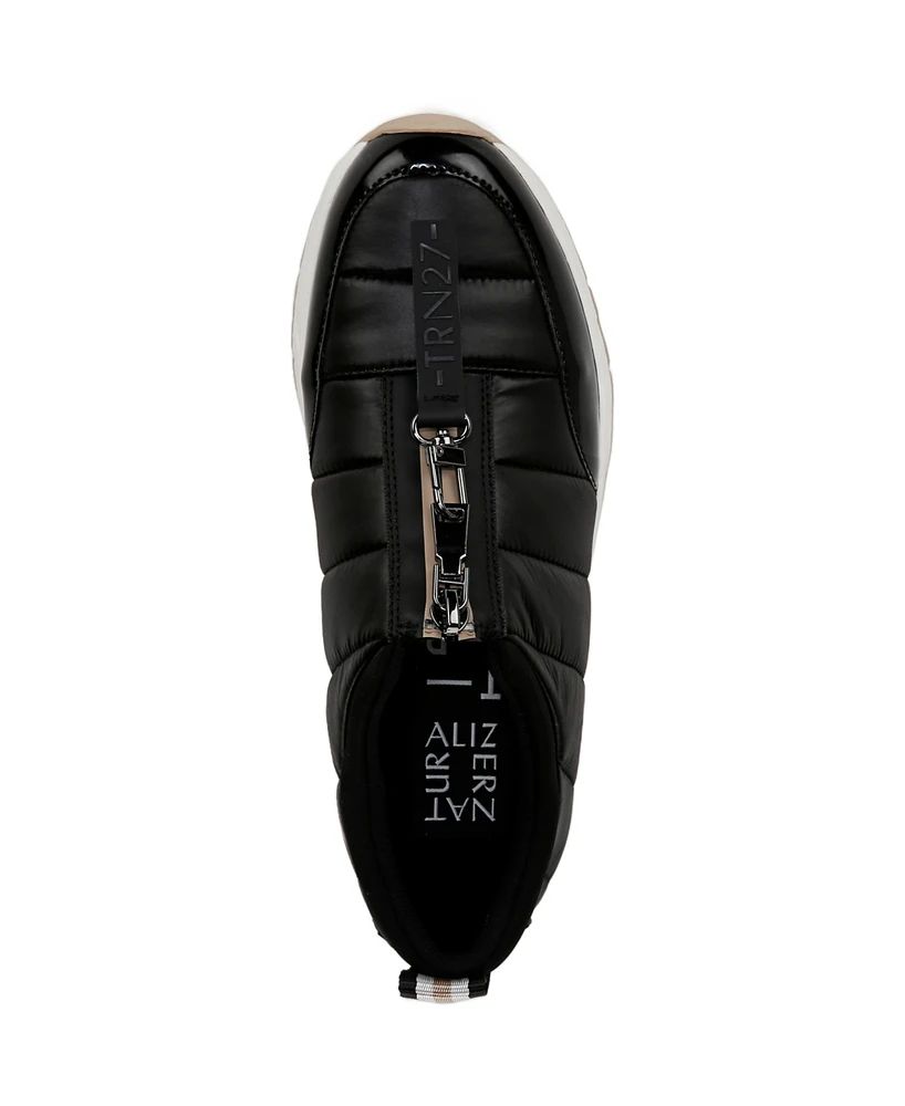 Giày thể thao nam nữ Unisex chống nước Naturalizer Low-Breakaway Front-Zip Water Resistant Platform Sneakers - Giày xuất khẩu Âu, Mỹ