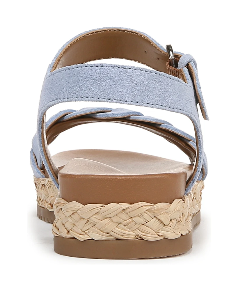 Dép Sandal Nữ Naturalizer Women's Neila Open Round Toe Flatform Sandals - Giày nữ xuất khẩu Âu, Mỹ