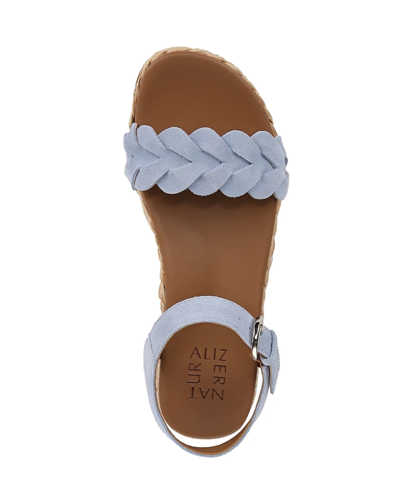Dép Sandal Nữ Naturalizer Women's Neila Open Round Toe Flatform Sandals - Giày nữ xuất khẩu Âu, Mỹ