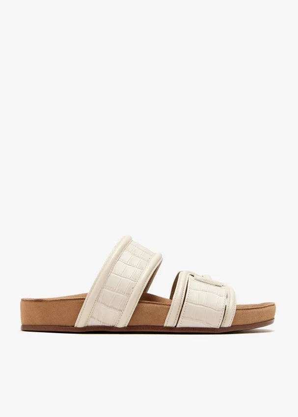 Sandal nữ Sam Edelman Rowan Slide Footbed Sandal COLOR:  Modern Ivory Leather - Giày nữ xuất Âu, Mỹ