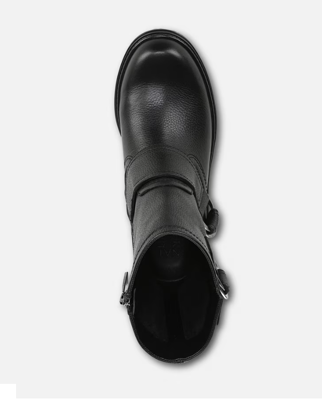 Boot nữ Naturalizer Women's Optimus Moto Boot Color Black Leather - Giày nữ xuất khẩu Âu, Mỹ