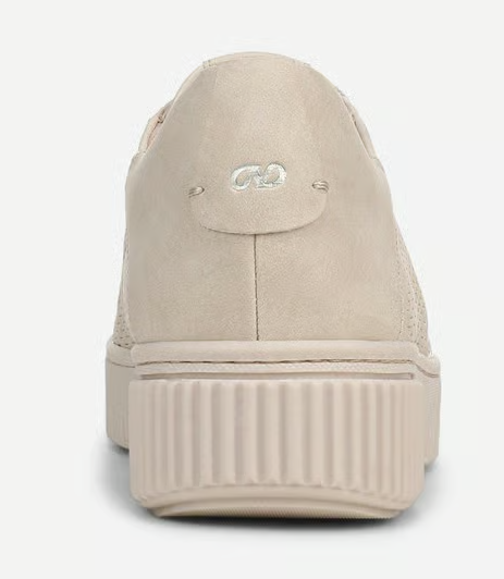 Giày nữ VNXK Naturalizer Women's Turner-Lace Sneaker Color Porcelain Beige Faux Leather - Giày nữ xuất Mỹ, Âu