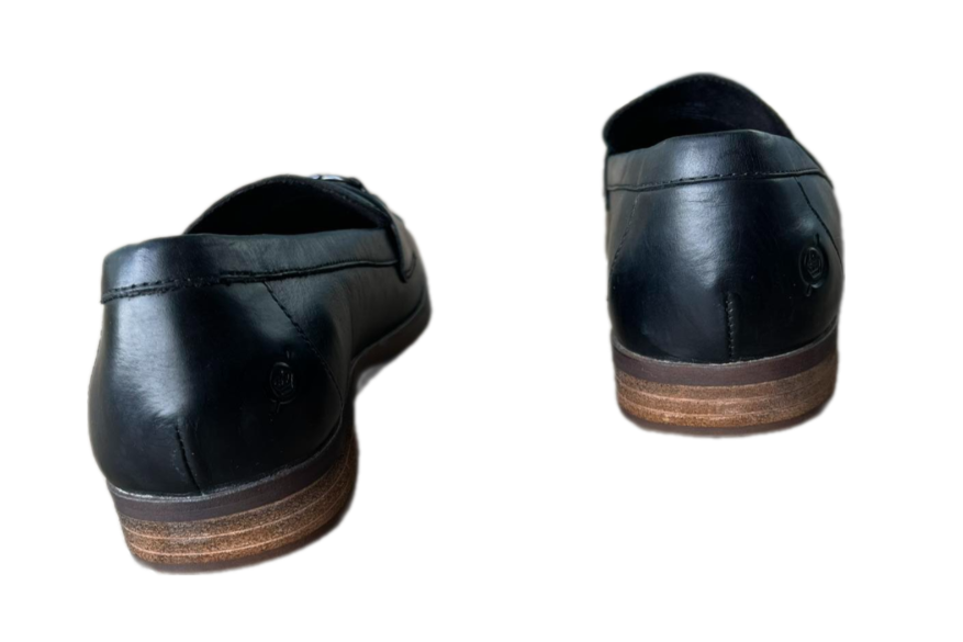 Giày lười nam da thật Born Men's màu xanh đen - Giày nam xuất khẩu Mỹ, Eu