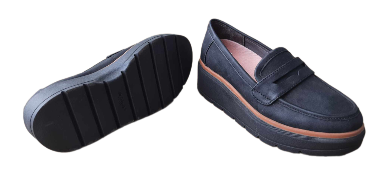 Giày lười nữ da sáp thật Dr. Scholl - Giày da xuất khẩu Mỹ