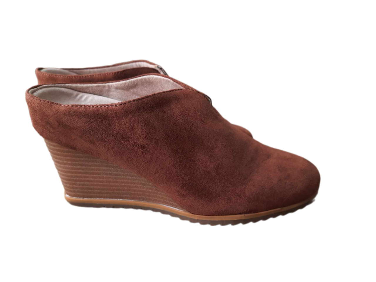 Giày sục nữ SOUL Naturalizer brown tan Haley mule - Giày nữ xuất khẩu Âu, Mỹ