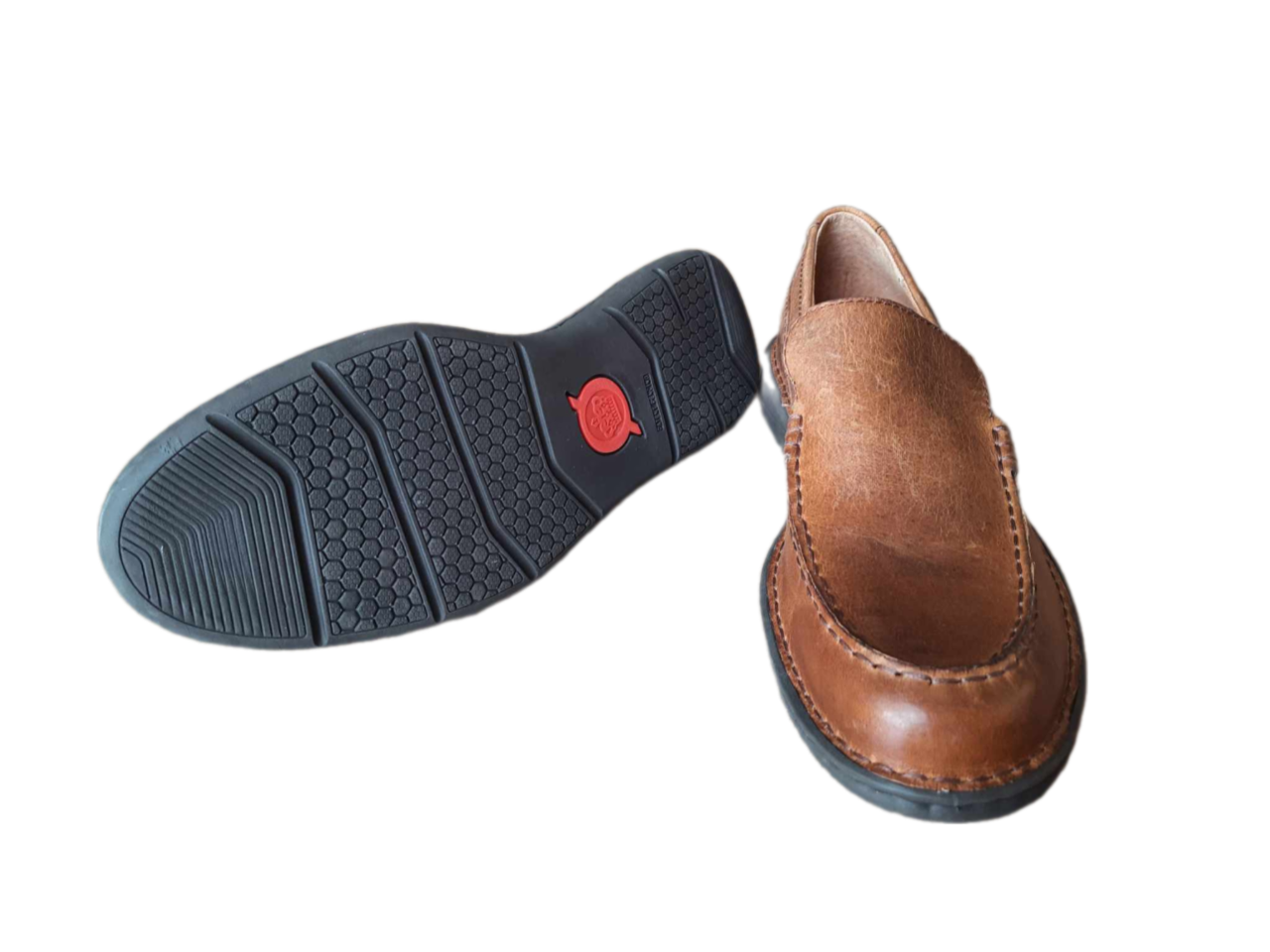 Giày lười nam da thật Born Men's đế thể thao siêu nhẹ - Giày nam xuất khẩu Mỹ, Eu