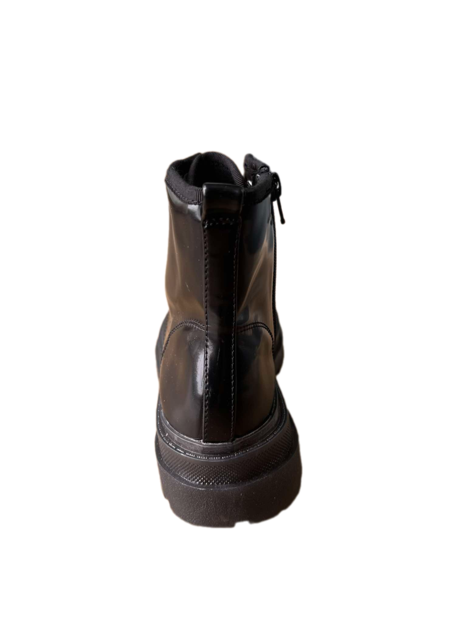 Boot nữ da thật Next màu đen bóng  - Giày da xuất dư sang Mỹ