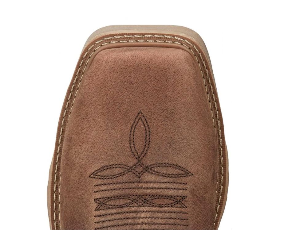 Giày bảo hộ nam, giày đi xe PKL, giày đi phượt da bò thật, chống nước, mũi bọc thép, đế cách điện và chống đinh chính hãng Justin Men's All Around 11" Walnut Brown Buffalo Steel Toe Work Boot - Giày xuất dư Mỹ