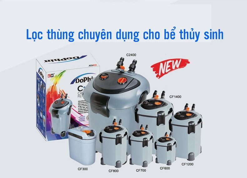 Lọc thùng thủy sinh giá rẻ cho bể 60cm chỉ 1 triệu